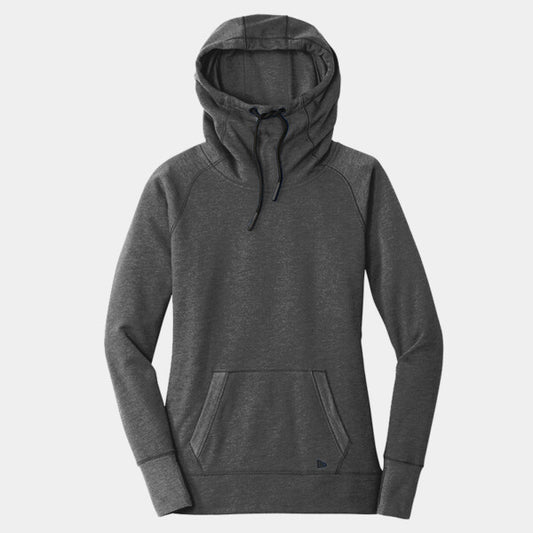 LADIES TRI BLEND FLEECE PULLOVER HOODIE