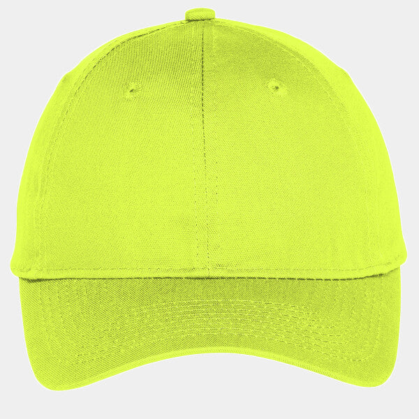 SIX PANEL UNSTRUCTURED TWILL CAP
