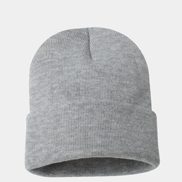 SOLID 12" CUFFED BEANIE