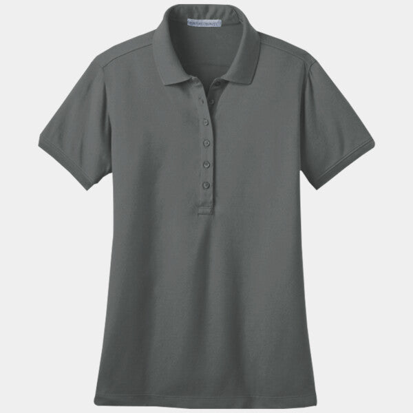LADIES STRETCH PIQUE POLO